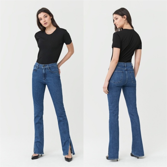 3x1 Denim - 3x1 High Rise Split Seam Bell